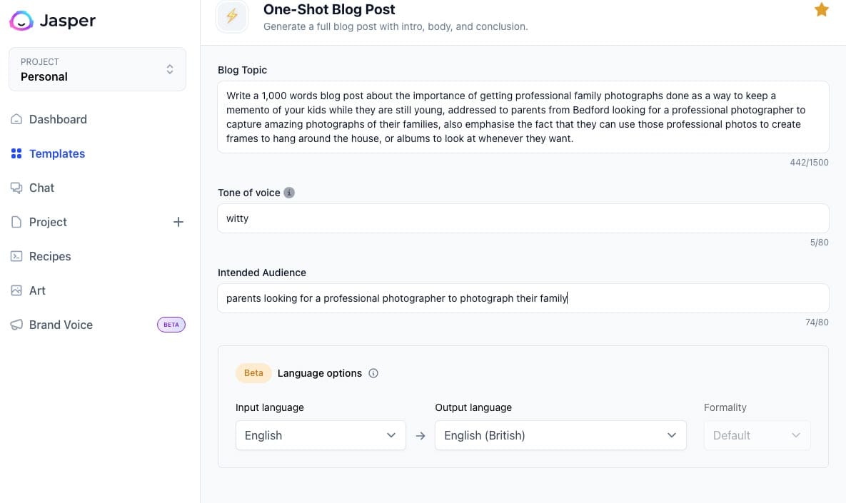How to create blog posts for your website using AI - The Visual Network.