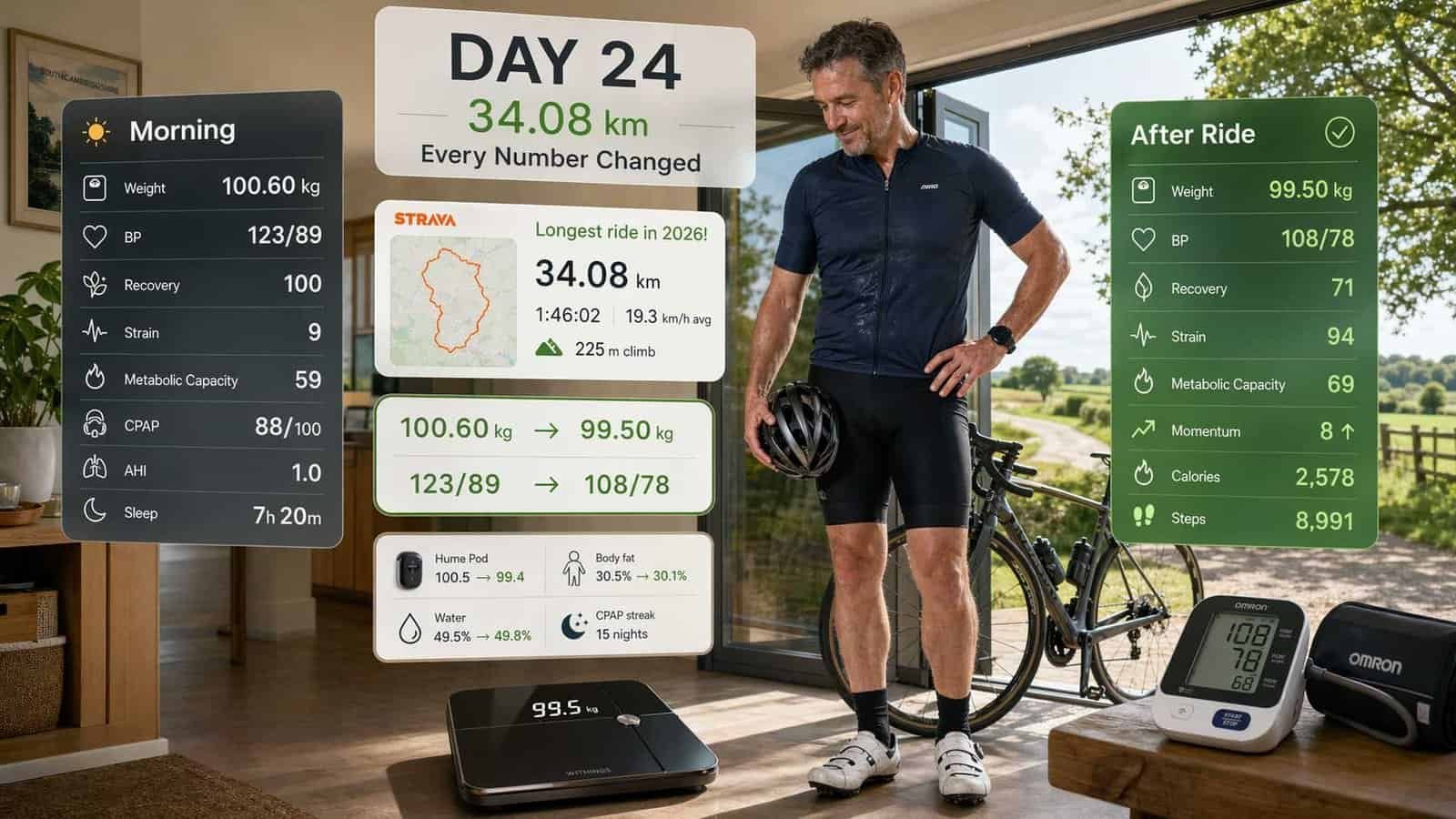 cycling for weight loss and blood pressure