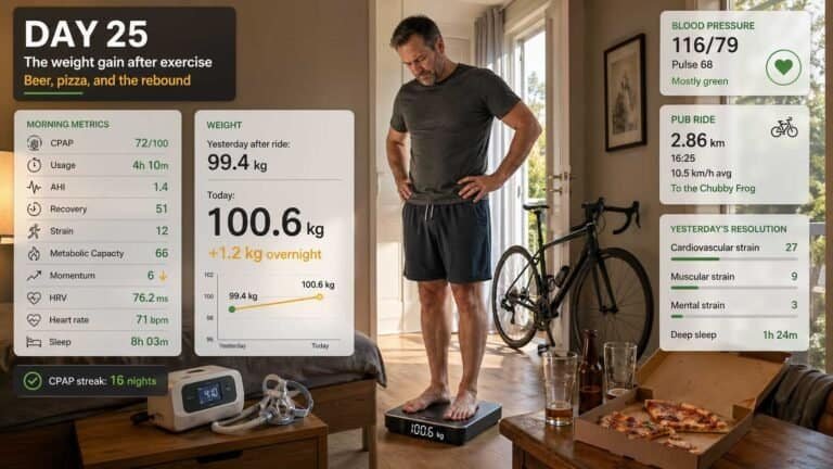 weight gain after exercise