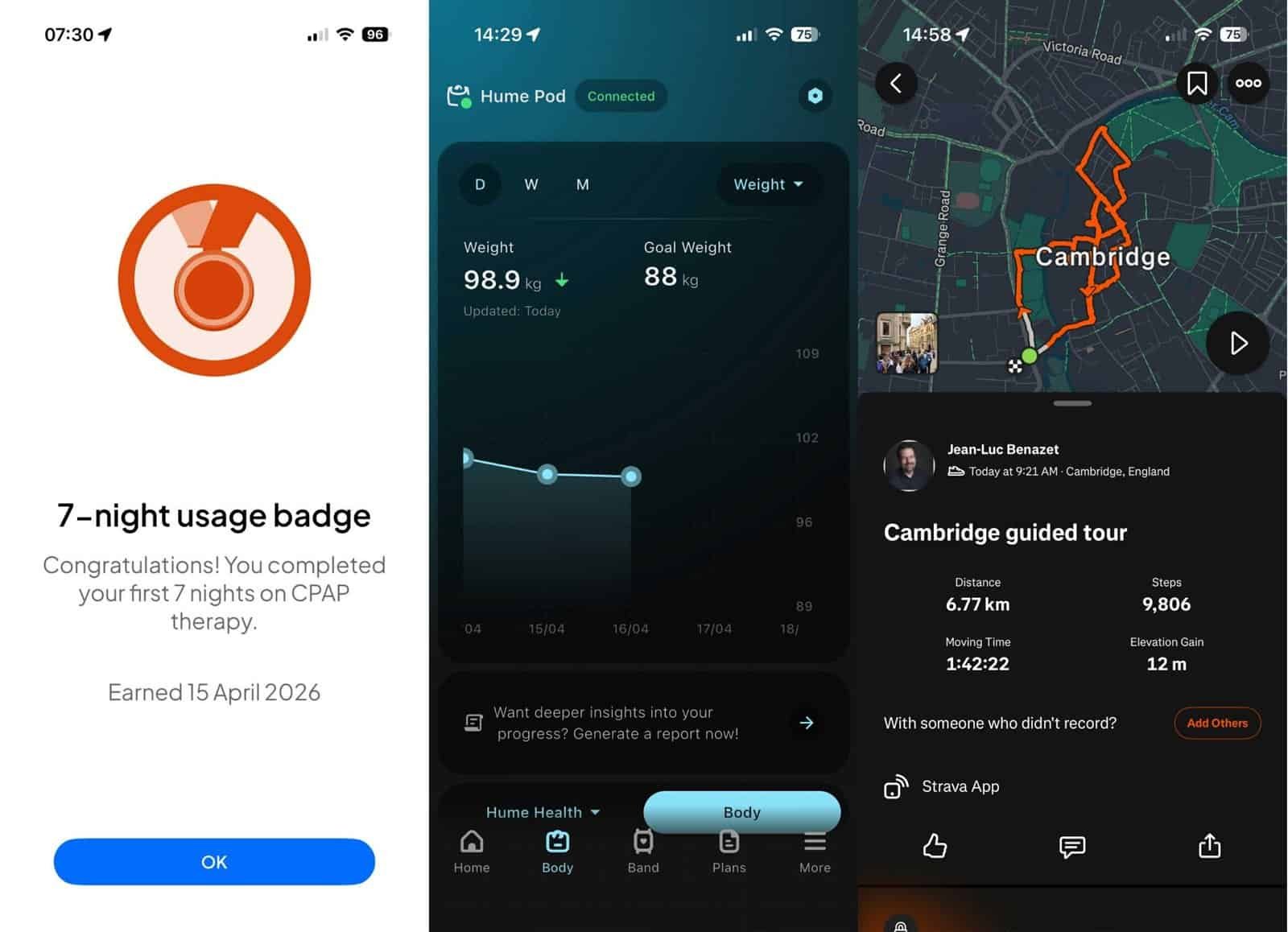 walking for weight loss results