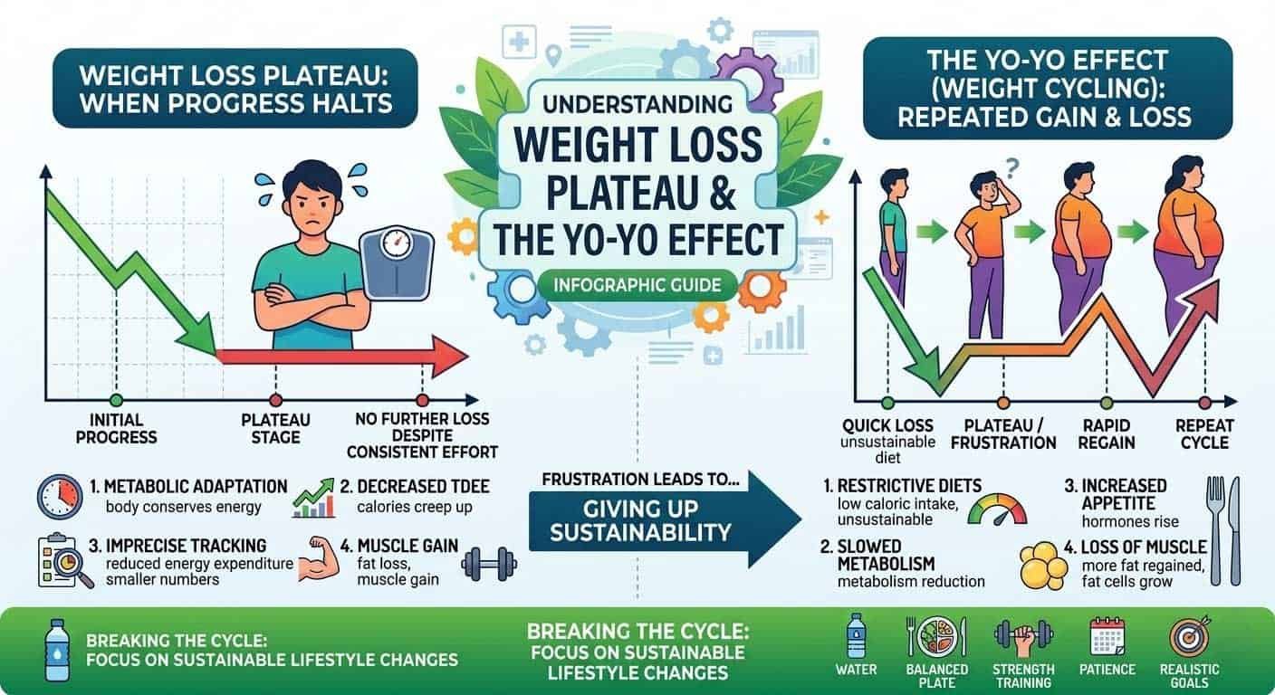 weight loss plateau yo-yo effect