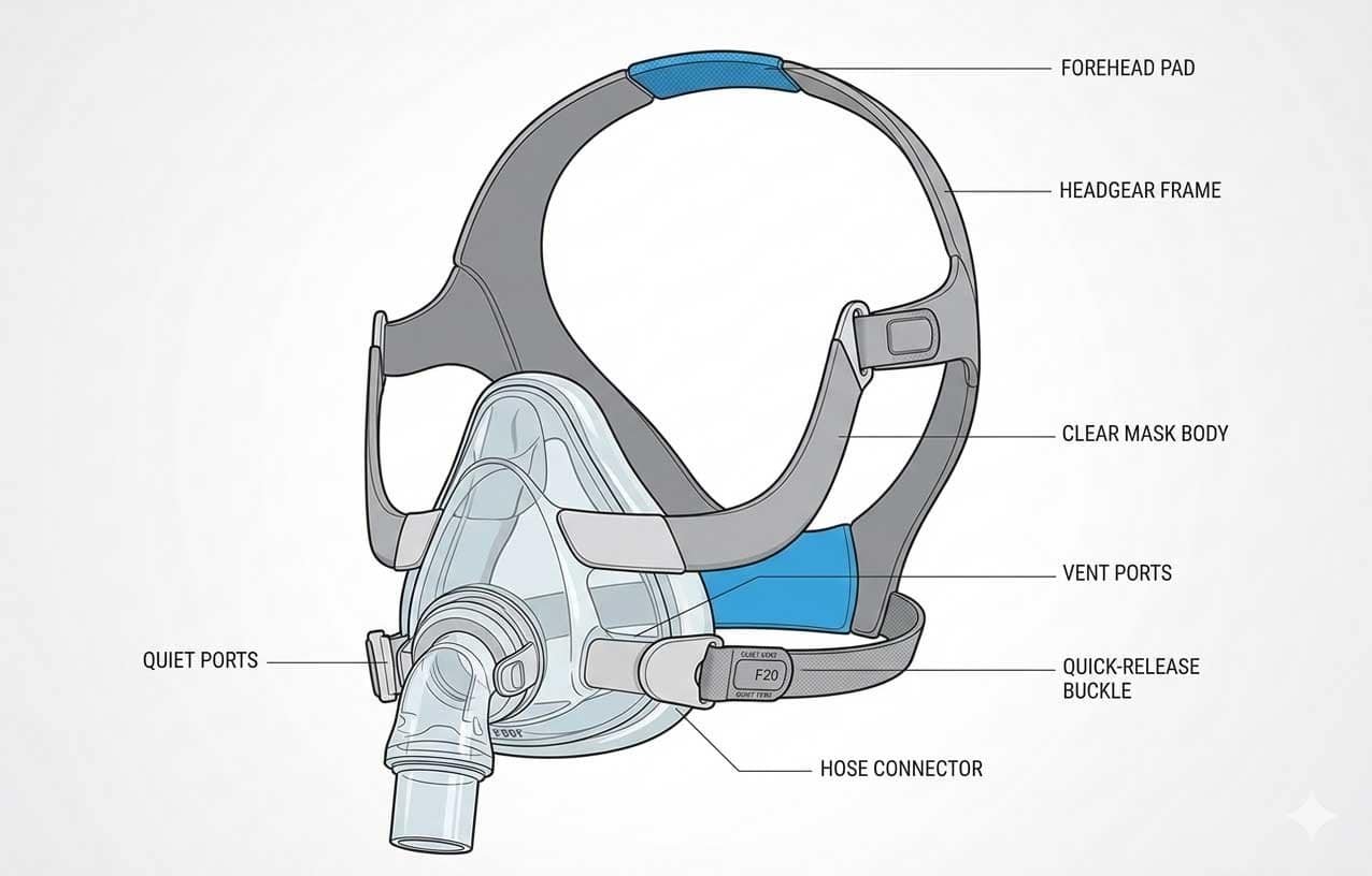cpap full face mask