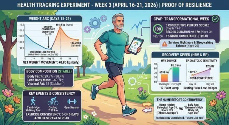 health tracking experiment week 3